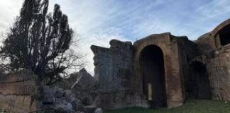 Villa Adriana, cede porzione mura delle Piccole Terme