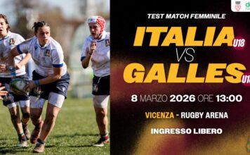 Rugby, Vicenza diventa internazionale: l’8 marzo alla Rugby Arena il test match tra le Nazionali Femminili U18 di Italia e Galles italia galles rugby vicenza