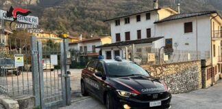 Arrestato ad Arsiero 35enne per rapina violenta a Schio: deve scontare 2 anni e mezzo carabinieri arsiero