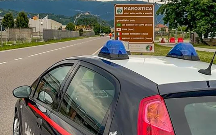 rapina Marostica carabinieri