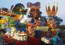 Carnevale a Vicenza, i festeggiamenti entrano nel vivo: si comincia domani con i carri allegorici illuminati in viale Mazzini carnevale 2026 a vicenza carri