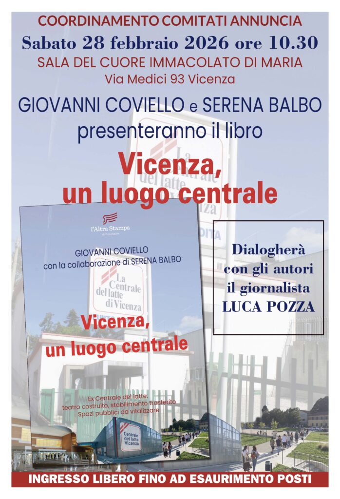 La presentazione di "Vicenza, un luogo centrale"