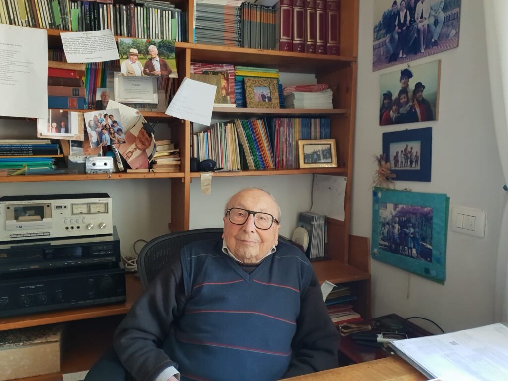 VicenzaPiù Viva, il protagonista Giorgio Sala durante il nostro incontro, nel suo studio, piccolo regno di ricordi ma anche nuove idee