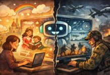 L’AI che usi crea sofferenza o ti aiuta? Tra favole per bambini e strategie militari, una riflessione sull’uso dello stesso strumento AI, lo stesso strumento per favole e guerre