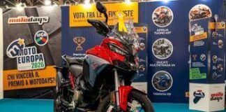 Alla Ducati Multistrada V4 il Premio Moto Europa 2026