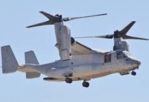 Basi USA a Vicenza, droni “biancorossi” e Osprey tra Sahel e Medio Oriente: ruolo “oscuro” e rischi (chiari?) della città nelle nuove guerre Avvistato su Dueville uno dei 6 “Osprey” dei Marines presenti nella base di Aviano