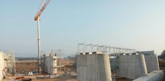 Bacino di laminazione Montebello Vicentino, lavori al 40 percento Bacino di laminazione montebello vicentio cantiere lavori