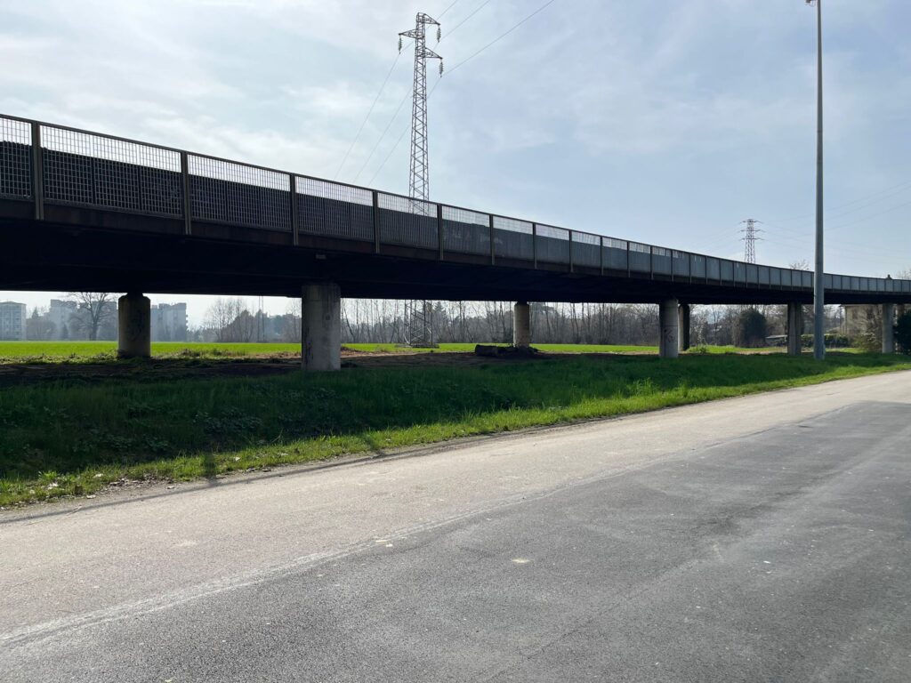 Cavalcaferrovia di strada di Bertesina