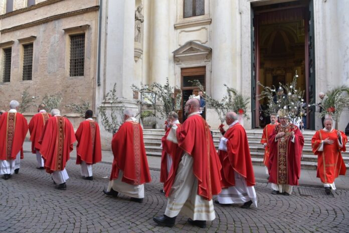 Domenica delle Palme, celebrazione a Vicenza con Brugnotto
