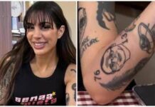 Dopo Sanremo Cleo delle Bambole di Pezza si tatua Carlo Conti: “Mi ha cambiato la vita”