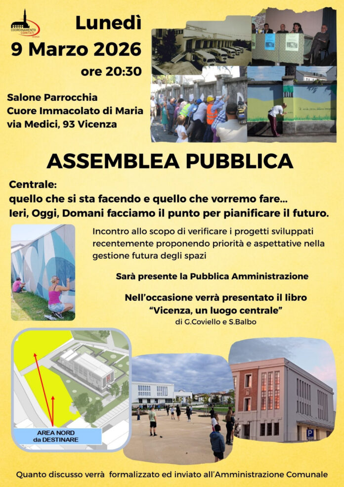 Ex Centrale del latte di Vicenza, assemblea pubblica