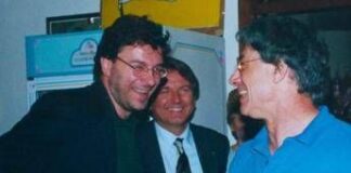 Giorgetti e la foto con il fondatore della Lega Nord, l’addio a Umberto Bossi