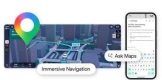 Google Maps si aggiorna con l’IA di Gemini e la navigazione 3D
