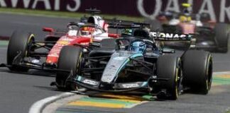 Gp Australia, trionfo Russell e doppietta Mercedes davanti alle Ferrari