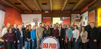 Riccardo Masiero candidato sindaco ad Arzignano: la lista civica Ora Puoi entra nella coalizione dopo confronto programmatico Gruppo di Ora puoi con Masiero arzignano