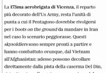 I Marines possono decollare dalla pista del Del Din a Vicenza… Peccato per il collega di Rep, e per Trump, che la pista non ci sia più