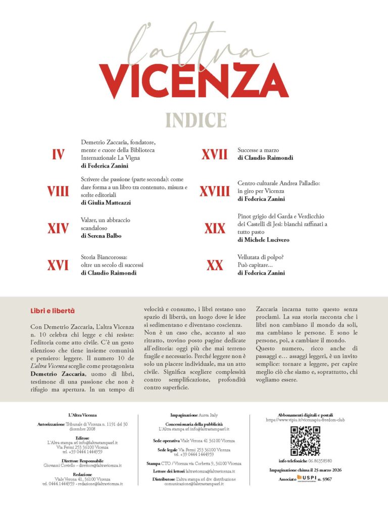 Indice L'altra Vicenza n. 10