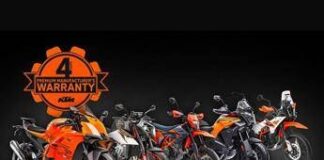 KTM estende la garanzia a quattro anni su tutta la gamma stradale