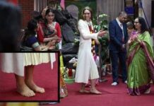 Kate rompe il protocollo e balla a piedi nudi per la festa indù