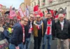 Derby Verona-L.R. Vicenza, maxischermo in piazza dei Signori per i tifosi biancorossi maxischermo Verona Vicenza