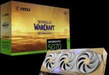 MSI presenta la serie limitata RTX 5070 dedicata a World of Warcraft