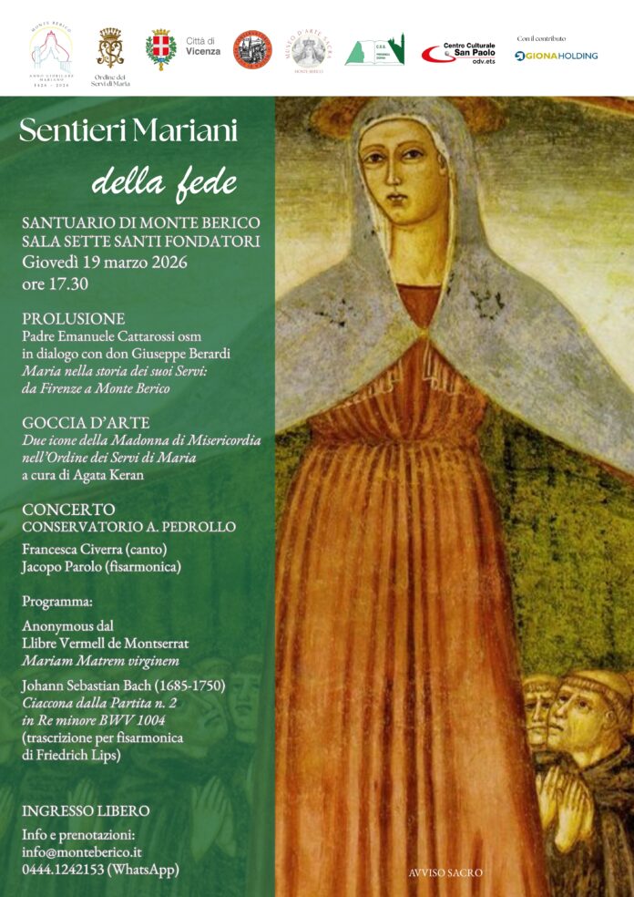 Monte Berico, Sentieri mariani della fede