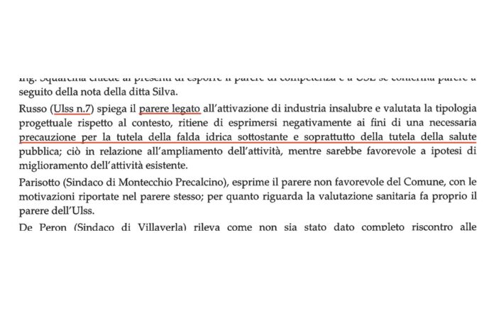 NO impianto silva motivazioni NO impianto silva motivazioni