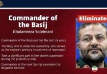 Raid israeliano a Teheran: ucciso il capo dei Basij Gholamreza Soleimani