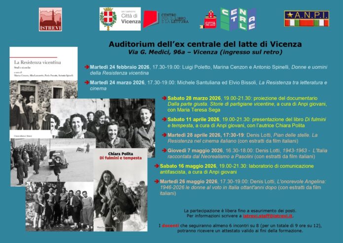 ANPI, eventi Resistenza a Vicenza
