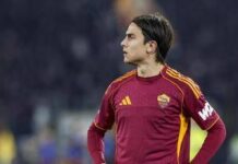 Roma, Dybala operato al ginocchio: fuori per 5 settimane