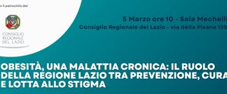 Sanità Lazio, progetto Consiglio regionale e Asl Roma 1 per obesità severa e fragilità