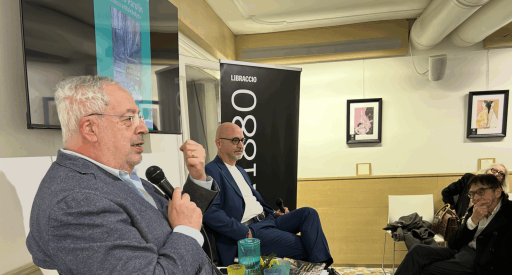 Il Maestro Gabriele Scotolati alla presentazione di Discesa a Malebolge