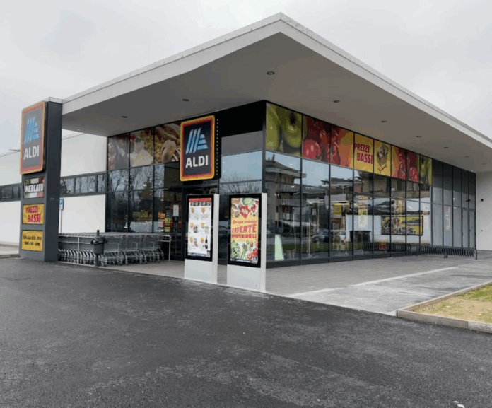 Supermercato Aldi di Vicenza in viale San Lazzaro