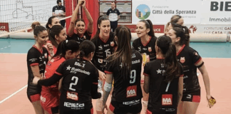 Volksbank Vicenza Volley ko a Padova: Banca Annia Aduna vince 3-0 derby veneto delle… banche Volksbank Vicenza Volley a Padova prima del match con Banca Annia Aduna