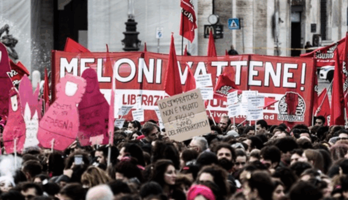 Referendum, Meloni vattene