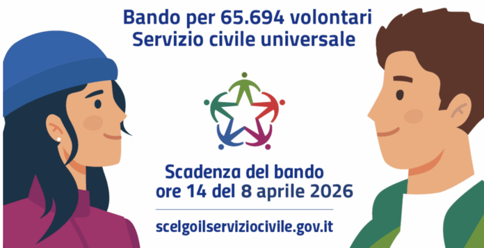 Servizio civile, bando 2026