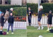 Sinner si allena a Indian Wells, tifosa urla: “Ti amo”. E lui ride