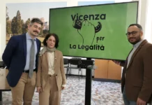 Vicenza per la legalità: Nicolai e Selmo presentano 17 eventi per 8 mila studenti Vicenza per la legalità con Leonardo Nocolai, Paola Cortiana e Giovanni Selmo