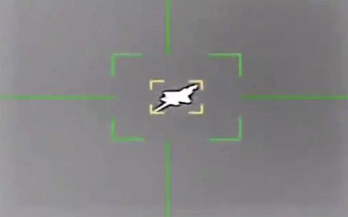 iran jet colpito