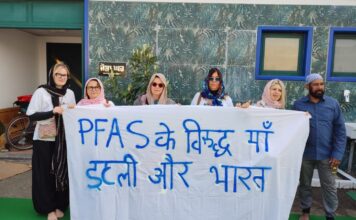 Attrezzature Miteni in India: l’abbraccio tra le Mamme No Pfas e la comunità indiana di Lonigo mamme no pfas sikh lonigo india incontro