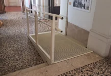 Sedi comunali Vicenza: via le barriere architettoniche a Palazzo Trissino: nuovo scivolo palazzo trissino
