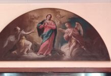 Francesco Caracciolo attribuisce a Costantino Pasqualotto una nuova “Immacolata Concezione” a Villa Immacolata a Torreglia “L’Immacolata Concezione tra due angeli”: Francesco Caracciolo attribuisce a Costantino Pasqualotto l'opera a Villa Immacolata, Torreglia (Vicenza)