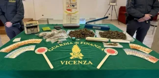 Vicenza, operazione della guardia di finanza contro lo spaccio: sequestrato oltre un chilo di marijuana vicenza marijuana guardia di finanza