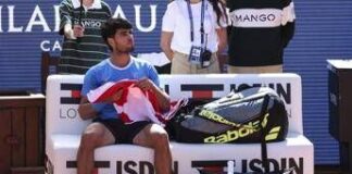 Alcaraz e il tutore al polso, il medico: “E’ l’anello debole dei tennisti, sull’articolazione il 30% degli infortuni agli arti superiori”