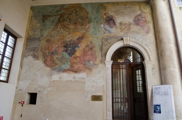 Entrata loggia Fondazione Storia vicenza vicenza invenzioni
