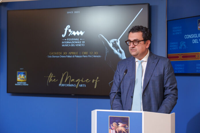 Francesco Rucco vicepresidente del Consiglio della Regione Veneto festival musica veneto