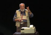 Gastone Garziera, il “ragazzo del Rossi” in conversazione durante la mostra dedicata ad Olivetti Gastone Garziera