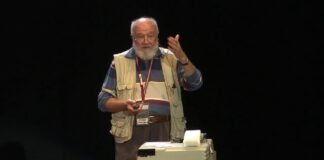 Gastone Garziera, il “ragazzo del Rossi” in conversazione durante la mostra dedicata ad Olivetti Gastone Garziera