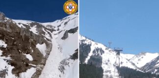Gran Sasso, valanga ai valloni di Campo Imperatore: verifiche in corso