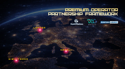 Hub Affiliations e TAG Media lanciano Premium Operator Partnership Framework Hub Affiliations e TAG Media lanciano Premium Operator Partnership Framework